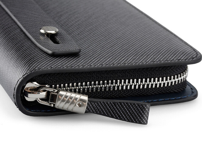 Мужской клатч из натуральной кожи LeGRAND collection 020-1 графит, фото , изображение 4