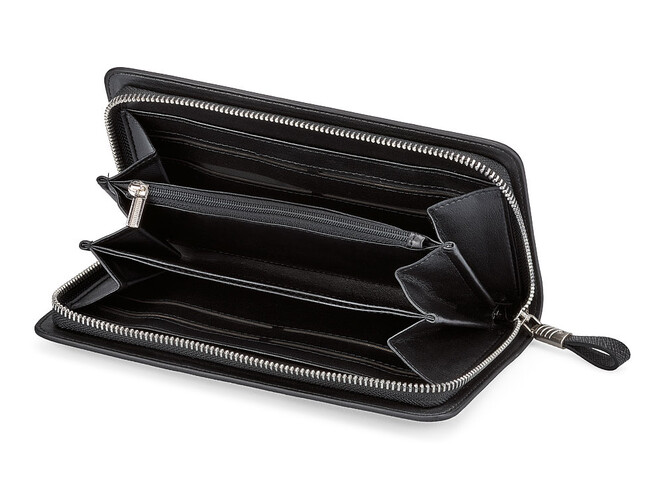 Кожаный мужской клатч из нарезной кожи LeGRAND collection 029-1 Black чёрный, Цвет: Черный, фото , изображение 3