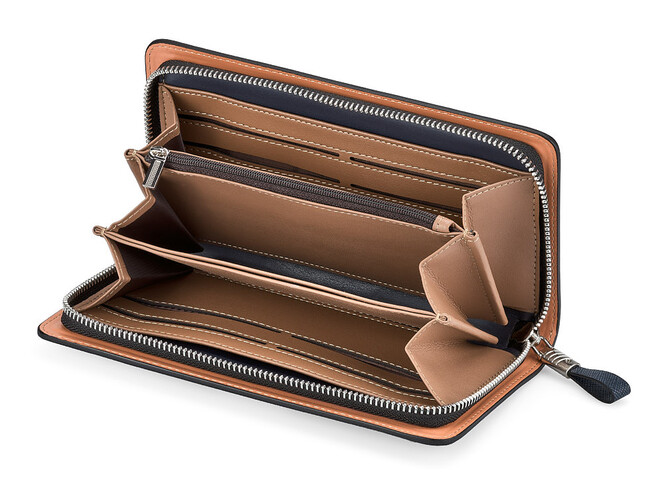 Кожаный мужской клатч из нарезной кожи LeGRAND collection 029-1 Blue синий, Цвет: Синий, фото , изображение 3