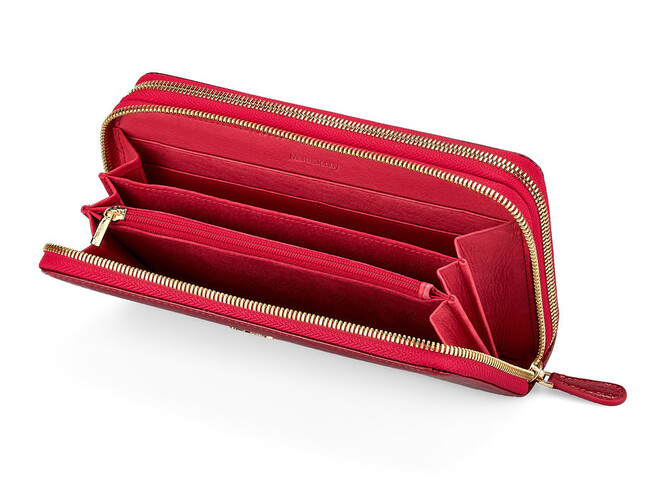 Шкіряний жіночий гаманець - клатч Moro&Jenny 59049 E Red червоний, Колір: Червоний, фото , зображення 4