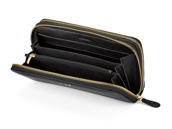 Кожаный женский кошелек - клатч Moro&Jenny 59049 A Black чёрный, Цвет: Черный, фото , изображение 2