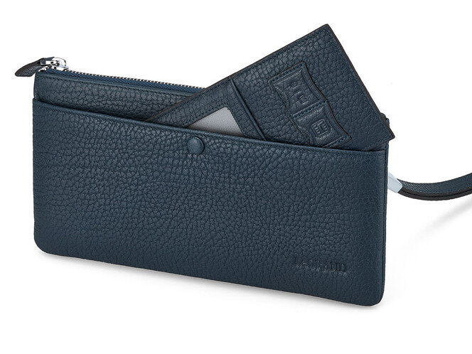 Шкіряний чоловічий клатч LeGRAND collection 0172-8C Blue синій, фото , зображення 2