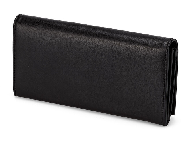 Шкіряний жіночий гаманець Nikole Richie 1404 A Black чорний, фото , зображення 3