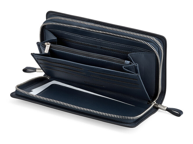 Мужской клатч из нарезной кожи LeGRAND collection 029-2 Blue синий, Цвет: Синий, фото , изображение 2