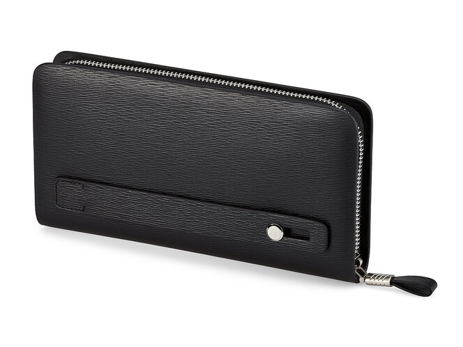 Мужской клатч из натуральной кожи LeGRAND collection 033-1 Black чёрный, Цвет: Черный, фото , изображение 3