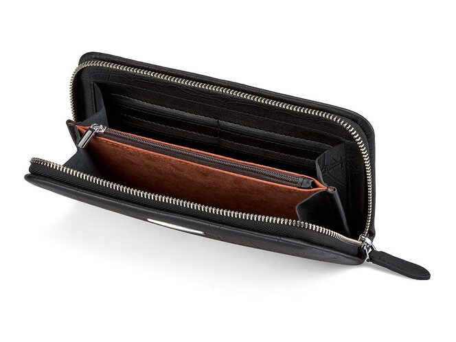 Мужской клатч из натуральной кожи LeGRAND collection 7508-3D чёрный, фото , изображение 2