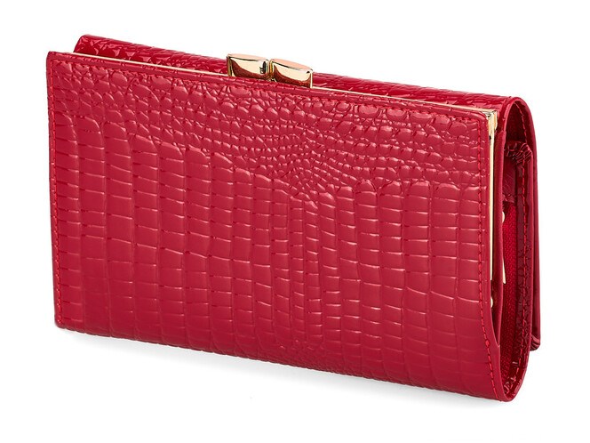 Кожаный женский кошелек Moro&Jenny 59011 E Red красный, Цвет: Красный, фото , изображение 5