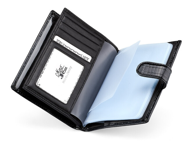 Обложка для документов из натуральной кожи Moro&Jenny 59013 A Black чёрная, Цвет: Черный, фото , изображение 2