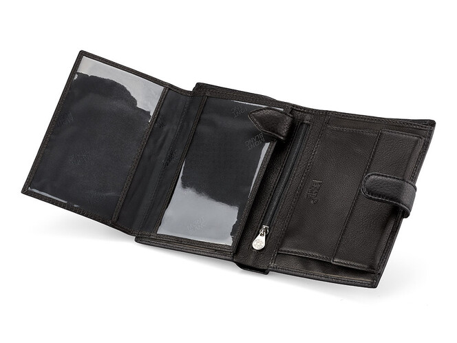 Кожаное мужское портмоне Мont Blanc 2794 чёрный, фото , изображение 3