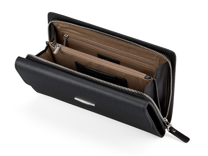 Кожаный мужской клатч LeGRAND collection 5195 A Black чёрный, Цвет: Черный, фото , изображение 2