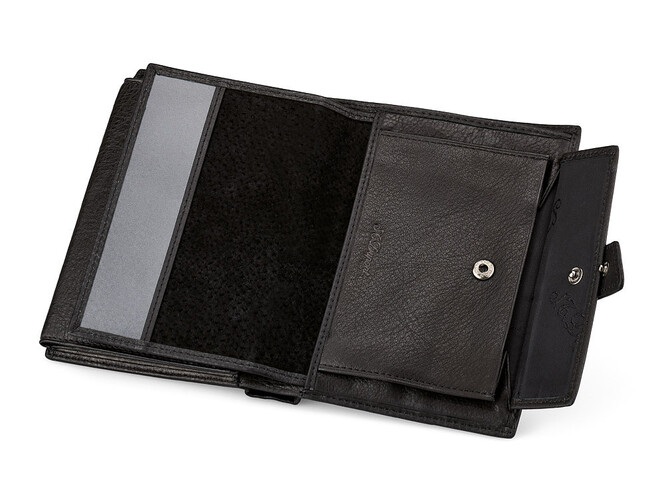 Мужское портмоне из натуральной кожи S.T. Dupont 4-445 чёрный, фото , изображение 5