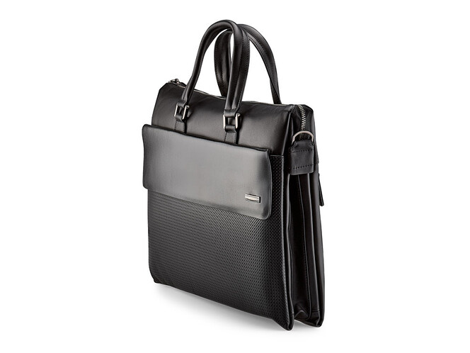 Мужская сумка - портфель из натуральной кожи LeGRAND collection 319-1 Black чёрная, Цвет: Черный, фото , изображение 4