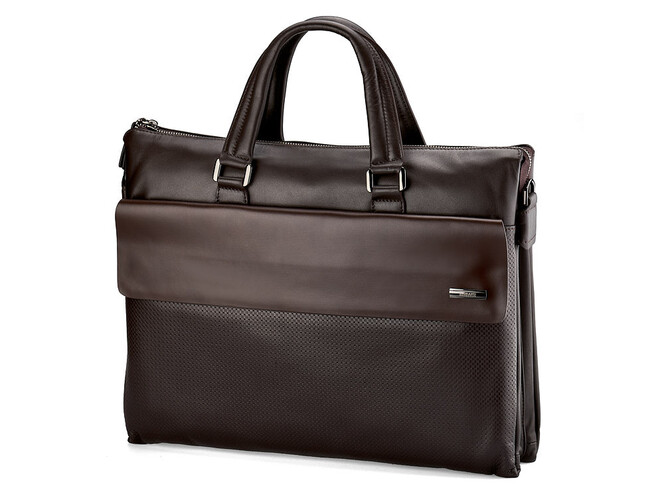 Мужская сумка - портфель из натуральной кожи LeGRAND collection 319-1 Brown коричневая, Цвет: Коричневый, фото , изображение 3