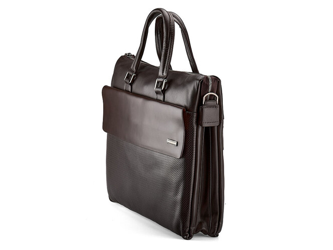 Мужская сумка - портфель из натуральной кожи LeGRAND collection 319-1 Brown коричневая, Цвет: Коричневый, фото , изображение 4