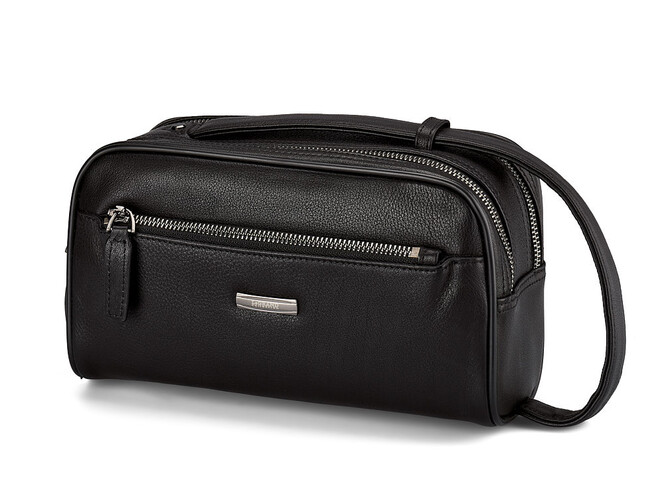 Мужской несессер из натуральной кожи LeGRAND collection 7935-144 чёрный, фото , изображение 3