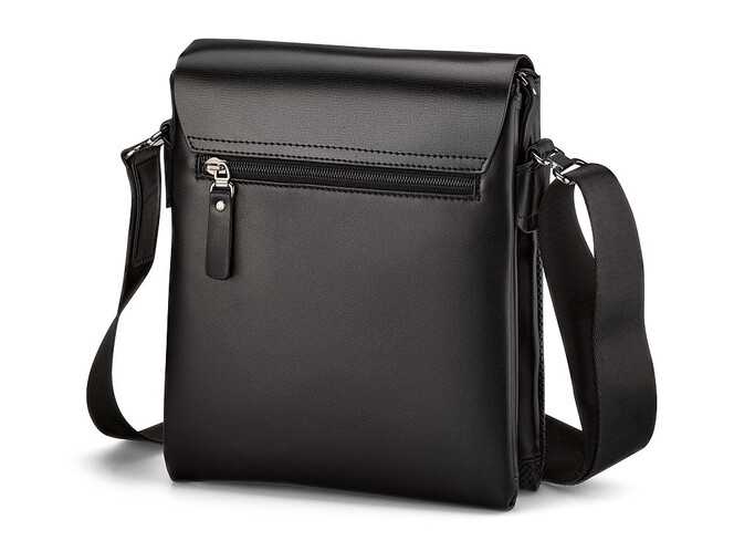 Мужская сумка из натуральной кожи LeGRAND collection 319-4 Black чёрная, Цвет: Черный, фото , изображение 4