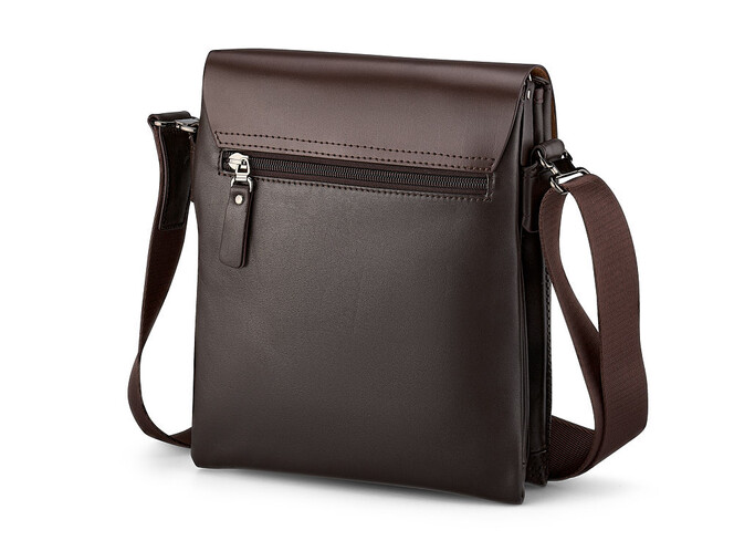 Чоловіча сумка з натуральної шкіри LeGRAND collection 319-4 Brown коричнева, Колір: Коричневий, фото , зображення 4