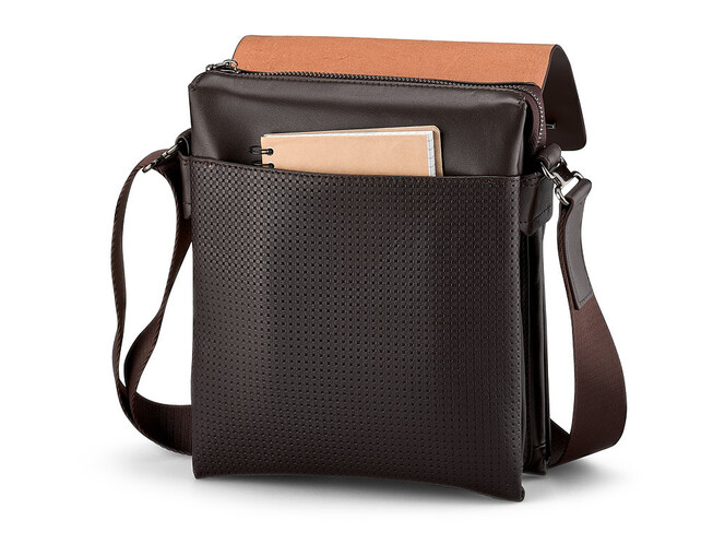 Шкіряна чоловіча сумка LeGRAND collection 319-5 Brown коричнева, Колір: Коричневий, фото , зображення 5