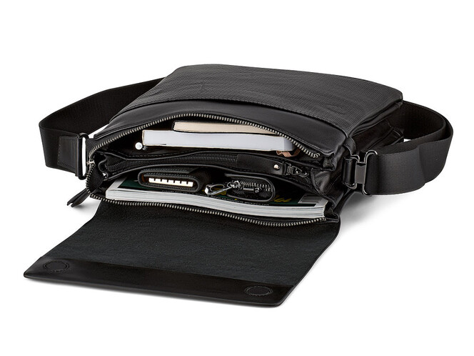 Мужская сумка из натуральной кожи LeGRAND collection 319-4 Black чёрная, Цвет: Черный, фото , изображение 2