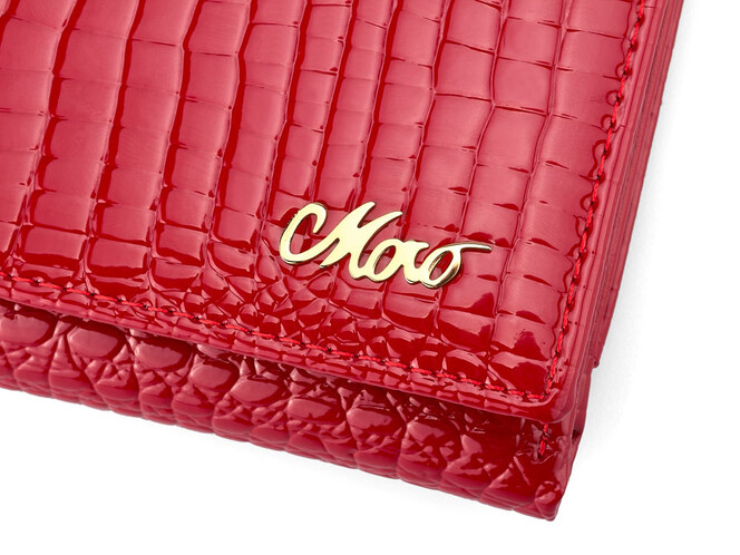 Кожаный женский кошелек Moro&Jenny 59011 E Red красный, Цвет: Красный, фото , изображение 10