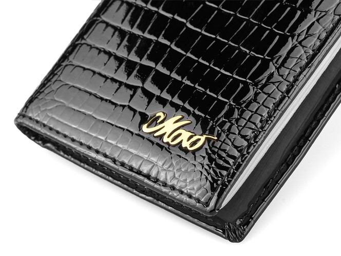 Шкіряна жіноча візитниця Moro&Jenny 59044 A Black чорна, Колір: Чорний, фото , зображення 6