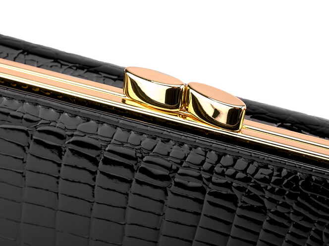 Кожаный женский кошелек Moro&Jenny 59011 A Black чёрный, Цвет: Черный, фото , изображение 8