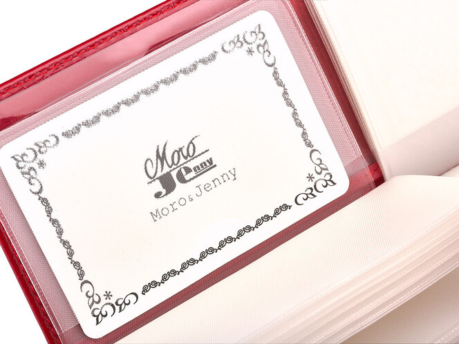 Шкіряна жіноча візитниця Moro&Jenny 59044 E Red червона, Колір: Червоний, фото , зображення 5