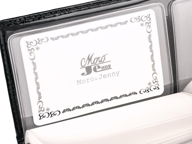 Шкіряна жіноча візитниця Moro&Jenny 59044 A Black чорна, Колір: Чорний, фото , зображення 4