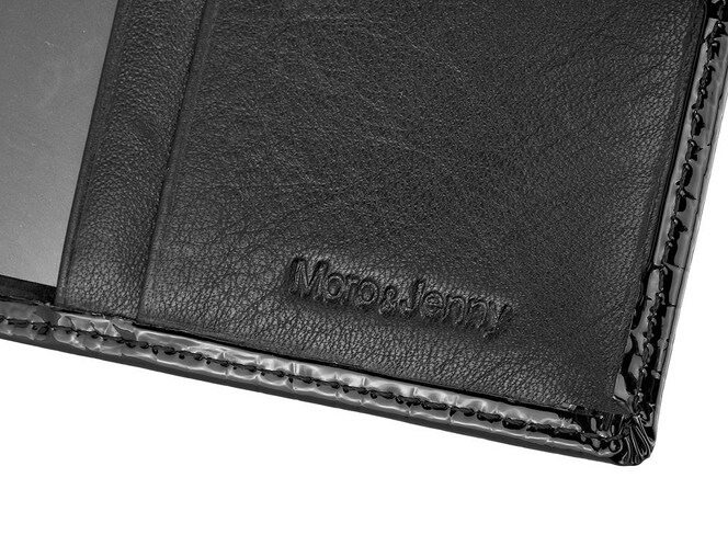 Обложка для документов из натуральной кожи Moro&Jenny 59013 A Black чёрная, Цвет: Черный, фото , изображение 6