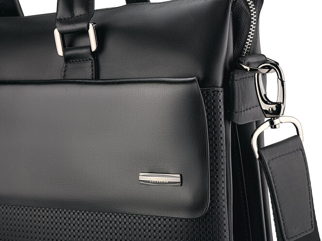 Мужская сумка - портфель из натуральной кожи LeGRAND collection 319-1 Black чёрная, Цвет: Черный, фото , изображение 10