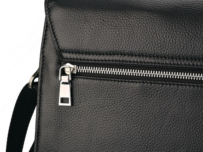 Мужской портфель из натуральной кожи LeGRAND collection 3086 чёрный, фото , изображение 7