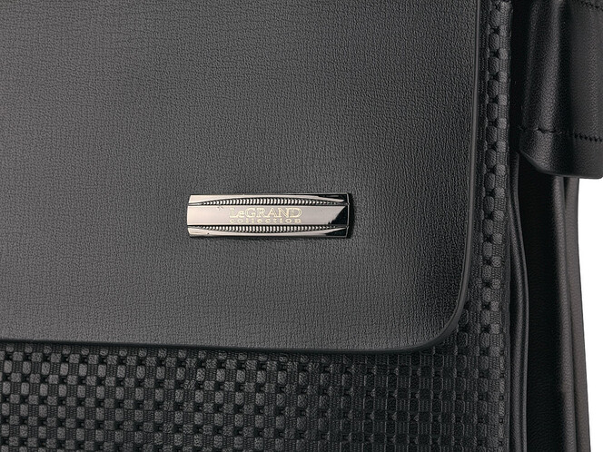 Кожаная мужская сумка LeGRAND collection 319-5 Black чёрная, Цвет: Черный, фото , изображение 9