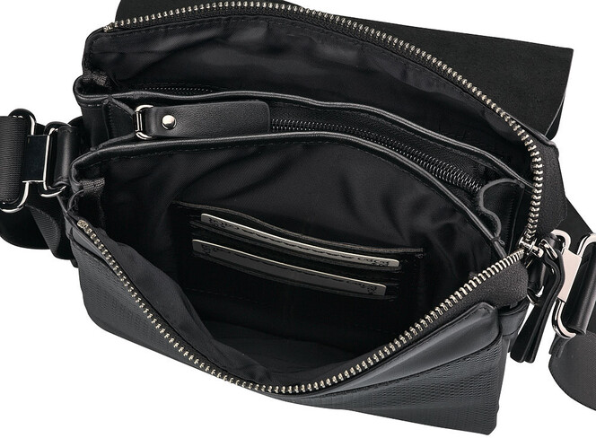 Кожаная мужская сумка LeGRAND collection 319-5 Black чёрная, Цвет: Черный, фото , изображение 8