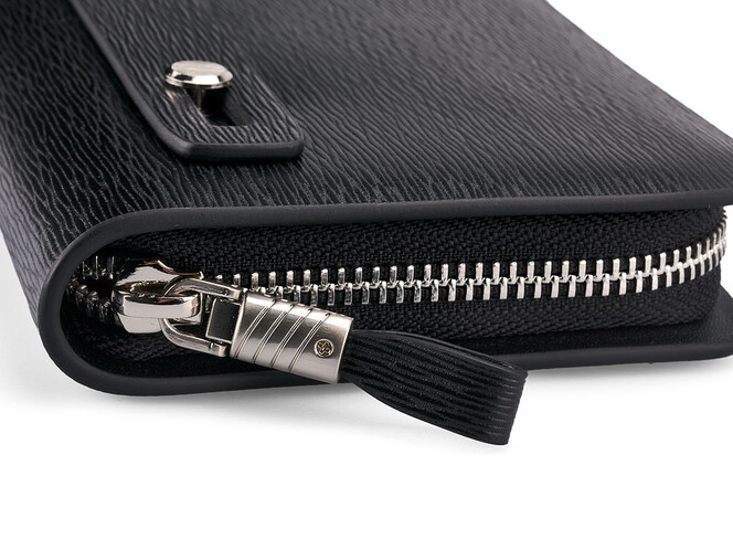 Мужской клатч из натуральной кожи LeGRAND collection 033-1 Black чёрный, Цвет: Черный, фото , изображение 4