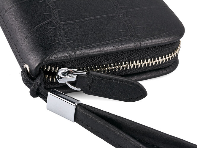 Мужской клатч из натуральной кожи LeGRAND collection 7508-3D чёрный, фото , изображение 5