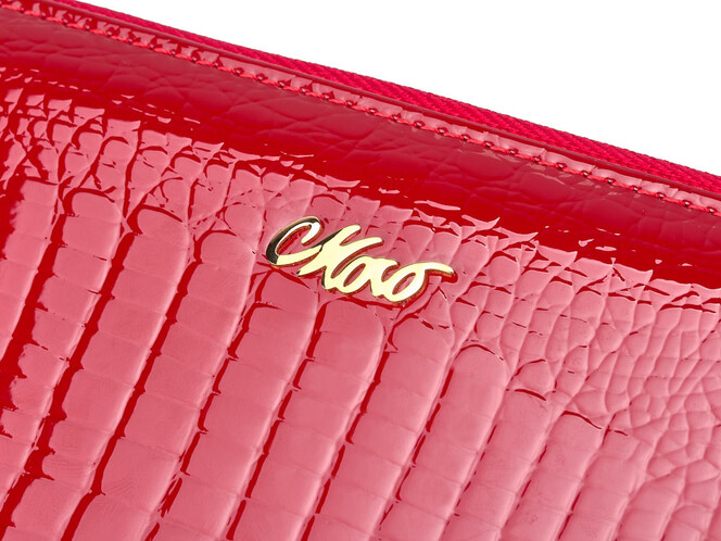 Жіночий гаманець - клатч з натуральної шкіри Moro&Jenny 59047 E Red червоний, Колір: Червоний, фото , зображення 7