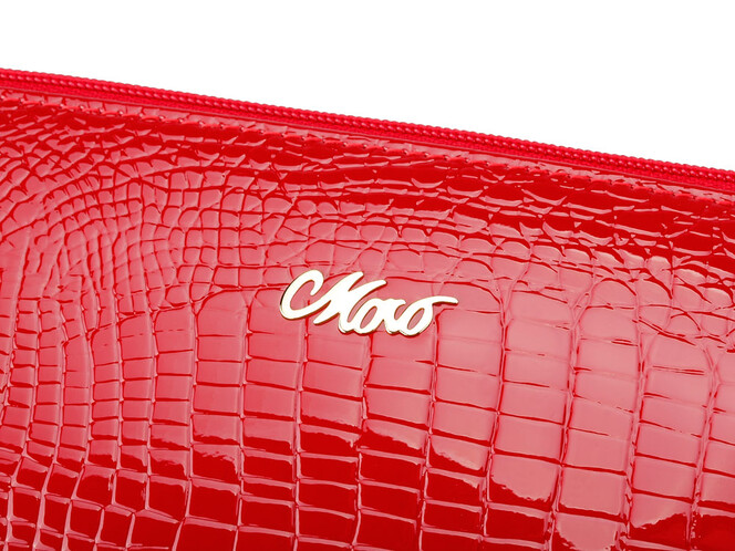 Жіноча косметичка з натуральної шкіри Moro&Jenny 59016 E Red червона, Колір: Червоний, фото , зображення 5