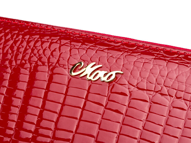 Шкіряний жіночий гаманець - клатч Moro&Jenny 59046 E Red червоний, Колір: Червоний, фото , зображення 5