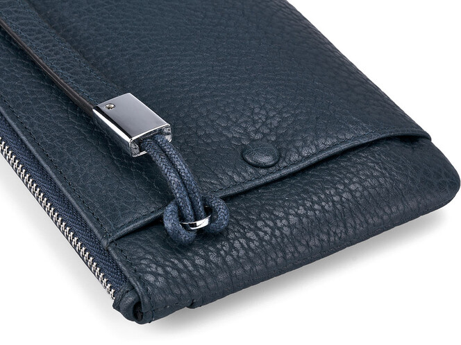 Шкіряний чоловічий клатч LeGRAND collection 0172-8C Blue синій, фото , зображення 6