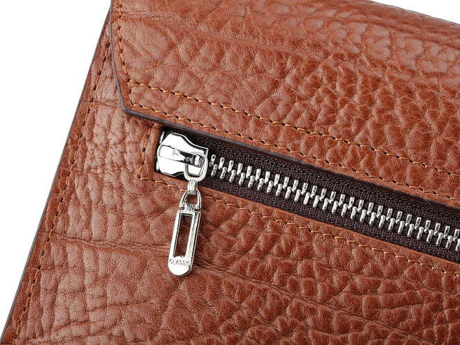 Чоловіча барсетка - клатч з натуральної шкіри Мont Blanc 8655-2 Brown рудий, Колір: Коричневий, фото , зображення 9