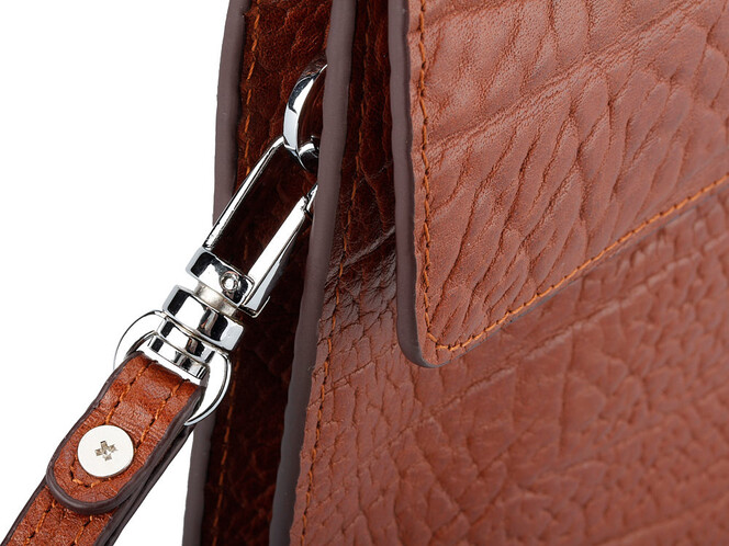 Чоловіча барсетка - клатч з натуральної шкіри Мont Blanc 8655-2 Brown рудий, Колір: Коричневий, фото , зображення 8