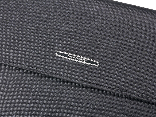 Кожаный мужской клатч LeGRAND collection 5195 A Black чёрный, Цвет: Черный, фото , изображение 7