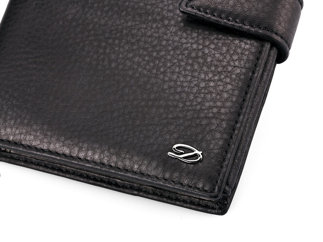 Мужское портмоне из натуральной кожи S.T. Dupont 4-445 чёрный, фото , изображение 11