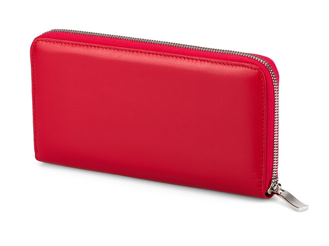 Женский кошелек - клатч из натуральной кожи Salvatore Ferragamo 8081 E Red красный, Цвет: Красный, фото , изображение 3