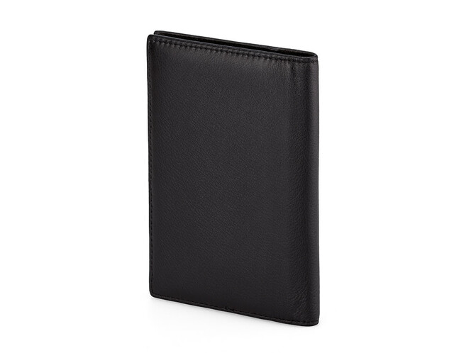 Кожаная обложка для паспорта Salvatore Ferragamo 8086 A Black чёрная, Цвет: Черный, фото , изображение 3