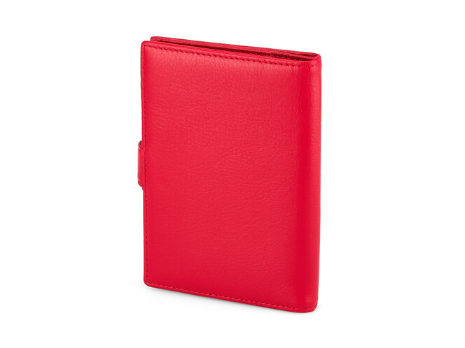 Женская обложка для документов из натуральной кожи Salvatore Ferragamo 8087 E Red красная, Цвет: Красный, фото , изображение 5