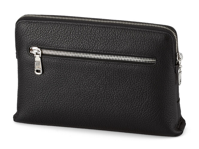 Шкіряний чоловічий клатч LeGRAND collection 9213-6A чорний, фото , зображення 2
