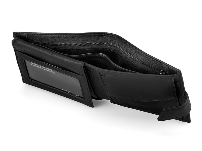 Мужское портмоне из натуральной кожи S.T. Dupont 4-435 чёрный, фото , изображение 2