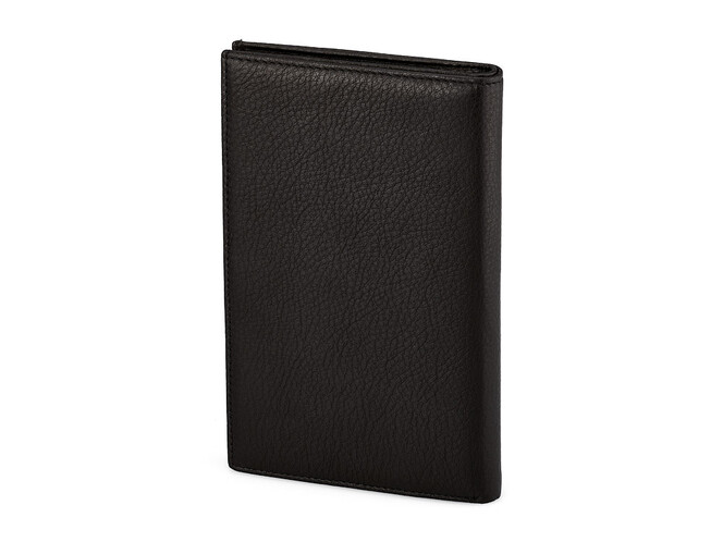 Кожаное мужское пормоне S.T. Dupont 4-446 чёрный, фото , изображение 4