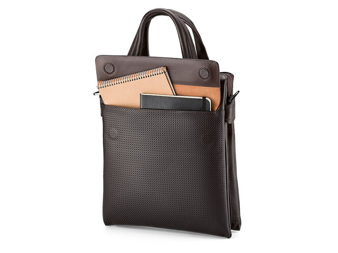 Вертикальна чоловіча сумка з натуральної шкіри LeGRAND collection 319-2 Brown коричнева, Колір: Коричневий, фото , зображення 6